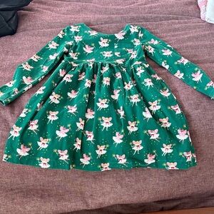 Mini Boden Green Fairy Print Dress